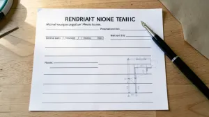 informacja o remoncie mieszkania wzór